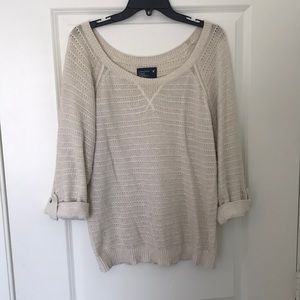 Cream sweater